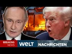 UKRAINE-KRIEG: Trump tobt! Vorerst kein Dialog mit Putin! Russland attackiert Kiew I WELT LIVESTREAM