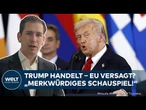 NAHOST: Während Trump vermittelt, schweigt Europa: Ex-Kanzler Kurz mit deutlicher Kritik