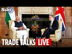 LIVE: Keir Starmer hosts Indian President Modi