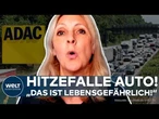 40 GRAD IM AUTO UND STAU?! Diese gefährlichen Fehler machen viele Autofahrer – ADAC warnt!