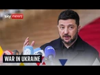 Zelenskyy speaks to reporters following EU summit in Brussels