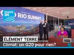 Les négociations à la COP29 piétinent, le G20 n'a pas apporté l'aide escomptée • FRANCE 24