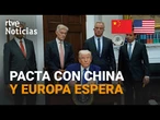 GUERRA COMERCIAL: TRUMP PACTA con CHINA con EXCEPCIONES y EUROPA tiende la MANO | RTVE