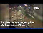 Typhon Bavi: le nord de la Chine ravagé par des inondations