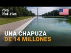 Las ALGAS INVADEN el ESTANQUE del MONUMENTO LINCOLN tras su COSTOSA RENOVACIÓN | RTVE Noticias