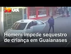 Homem salva criança de tentativa de sequestro em Guaianases, zona leste de São Paulo