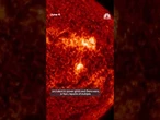 Stunning images from space show a series of solar flares