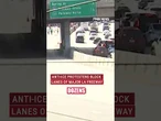 WATCH: Anti-ICE protesters block major highway in Los Angeles #shorts #california #usnews #ice