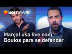 Pablo Marçal usa live com Guilherme Boulos para se defender após ser indiciado pela PF