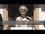 Giornata Europa, von der Leyen: In Russia sfilano carri armati, noi onoriamo costruttori pace