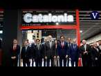 Felipe VI visita el stand de la Generalidad del MWC ocho años después