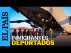 EE UU | Inmigrantes ilegales embarcan en un avión militar para su deportación | EL PAÍS