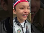 Young Norway fan tears up as he attends his first World Cup match