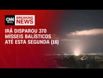 Israel x Irã: conflito chega no 4° dia com 370 mísseis balísticos lançados | CNN NOVO DIA