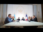 Europeus e Zelensky apoiam Trump, mas reunião com Putin continua distante | AFP