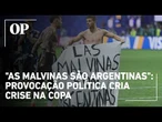 "Malvinas são argentinas": Atletas da Argentina provocam ingleses na comemoração da final
