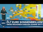 WETTER: Temperaturen bis zu 18 Grad Celsius! In diesen Regionen gibt es Sonne satt