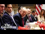 Trump says 'Oman will behave' with strait of Hormuz as he threatens to 'blow them up'