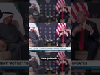 Trump gets distracted by a reporter's good looks