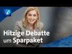 Umstrittene Sparpläne: Bundestag stimmt für Krankenkassen-Sparpaket