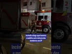 Incêndio atinge apartamento e mobiliza sete viaturas dos bombeiros em SP