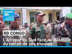 Conflit en RD Congo : l’Afrique du Sud face au dilemme du retrait de ses troupes • FRANCE 24