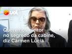 Eleições: Todos os candidatos estão disputando; resultado só após a apuração, diz Cármen Lúcia