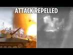 Ukrainian tanks obliterate Russian enemies & repel Putin assault with heavy fire