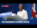 Kemi Badenoch to unveil 'golden rule' for economy in Conservative Party conference
