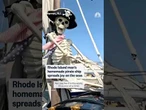 Rhode Island man's homemade pirate ship spreads joy on the seas