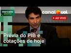 Galípolo diz que faz sentido manter juros altos por mais tempo; prévia do PIB e+ notícias ao vivo