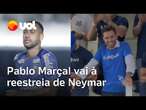 Pablo Marçal vai à reestreia de Neymar no Santos, mas não assiste ao jogo