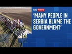 'Enormous tension' between protestors and police ahead of huge Serbia protest