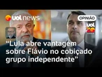 Quaest: novidade é a dianteira que Lula abriu sobre Flávio Bolsonaro entre os independentes | Josias