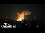 Flames and smoke around Tehran as Israel announces strikes