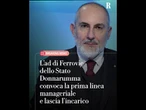 Fs, Salvini vede Donnarumma: l’ad lascia l’incarico