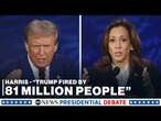 Kamala Harris says 'Donald Trump was fired by 81 million people'