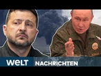UKRAINE-KRIEG: Ukraine greift 90 russische Schiffe an: Putins Versorgung unter Druck! | LIVE