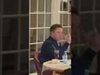 ROCKET SCIENCE: Elon Musk was seen getting creative with his cutlery during a dinner with Trump