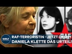 DANIELA KLETTE: Ex-RAF-Terroristin vor Gericht | Nun droht das Urteil!