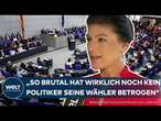 SAHRA WAGENKNECHT: "Es ist völlig irre!" BSW-Chefin rechnet mit Friedrich Merz ab!