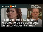 Zambelli não se entregou porque não tinha carro e estava calor em Roma, diz advogado