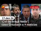 Braga Netto preso: últimas notícias; Trump fala de tarifas do Brasil e caso Gritzbach | UOL News