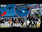 Chaos as huge earthquake rocks Chile sending locals running for their lives