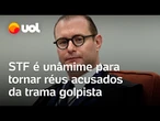 Zanin vota para tornar réus aliados de Bolsonaro; decisão foi unanime na Primeira Turma do STF