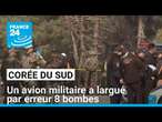 Corée du Sud : un avion militaire a largué par erreur 8 bombes, blessant des civils • FRANCE 24