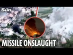 Ukrainian fighter jet blasts Russian positions with guided missiles