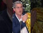 "Symbole" de la canicule, François Ruffin sort une couverture de survie sur le plateau de BFMTV