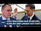 WAHLKRIMI IN SACHSEN: Eigentor für die Union? Kretschmer gewinnt Wiederwahl mithilfe der Linken