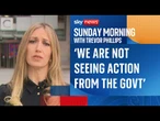 Protests show public feels 'let down' on immigration by a 'rudderless prime minister', say Tories